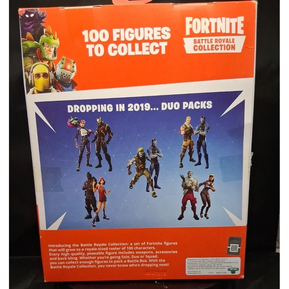 Fortnite Raptor, Rust Lord, Rex & Reaven 2-Inch Mini Figure 4-Pack, New Unopened